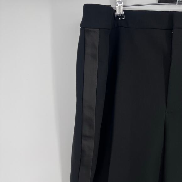 Ralph Lauren Satin Trim Double Faced Crepe Pant Womens Sz 18W - Picture 5 of 9